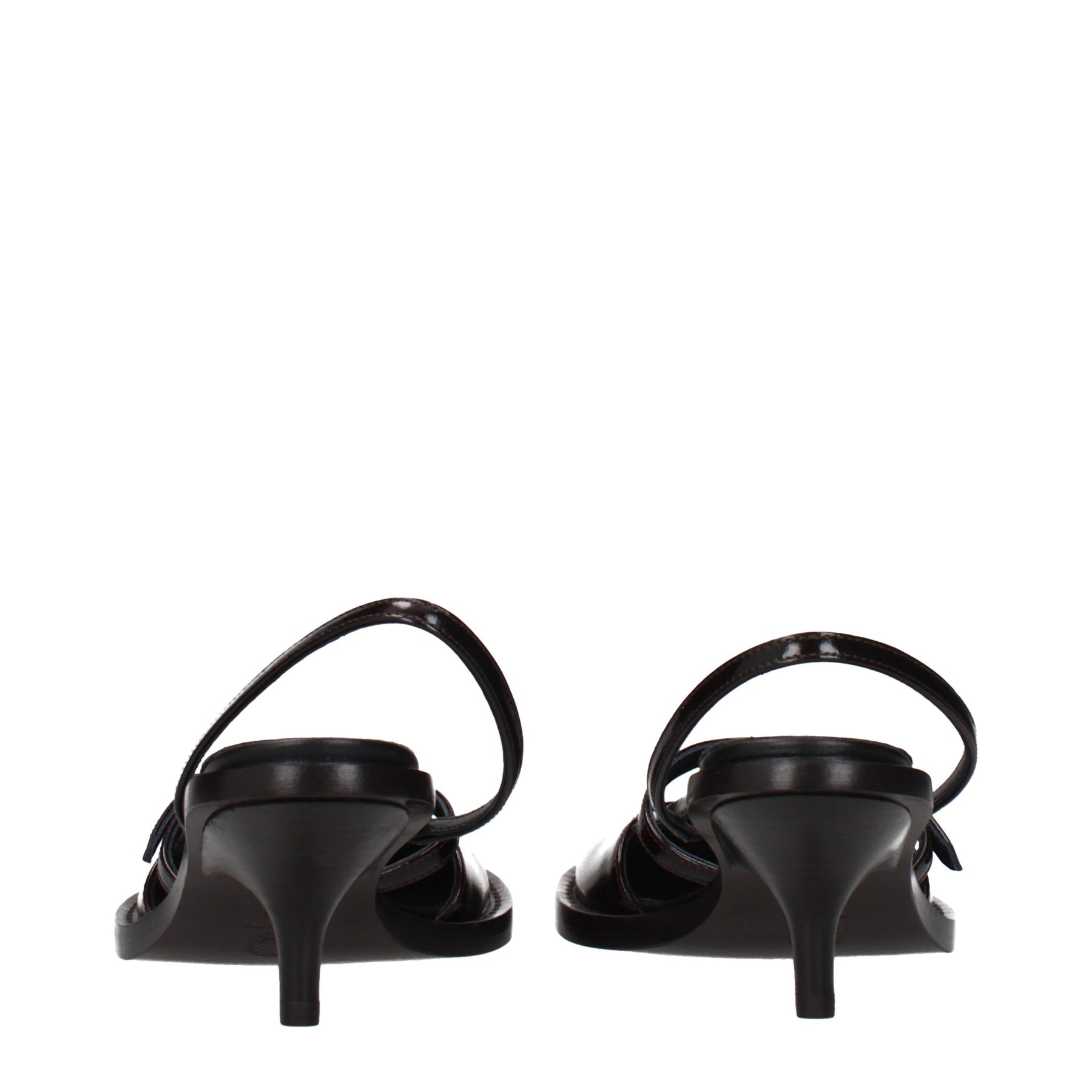 Dries Van Noten Brown Leather Platform Sandals | Regal Royce