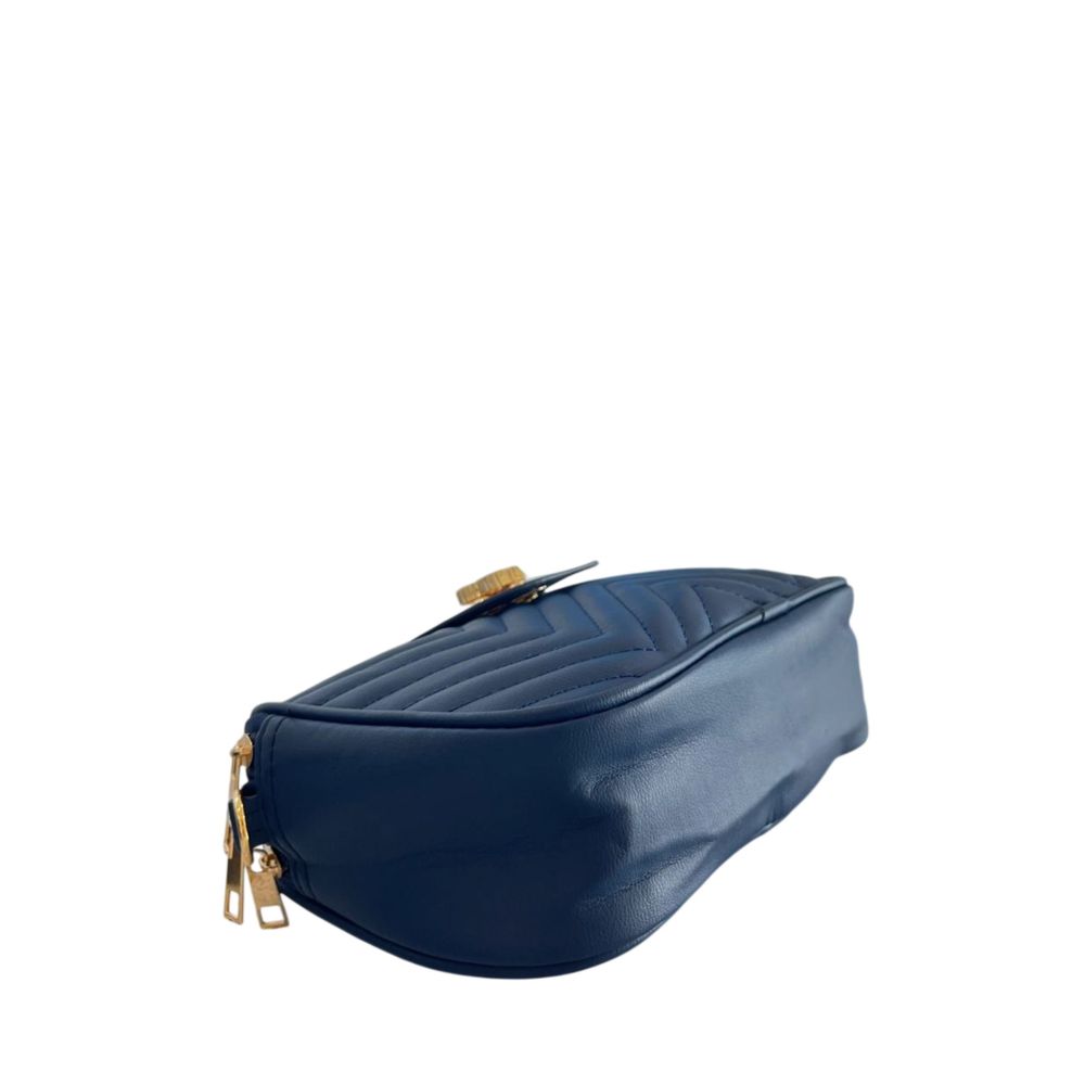 Baldinini Trend Blue PU Women Crossbody Bag | Regal Royce
