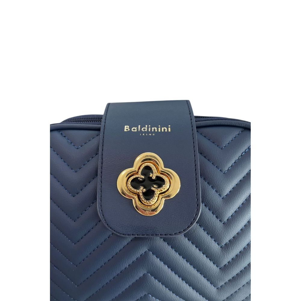 Baldinini Trend Blue PU Women Crossbody Bag | Regal Royce