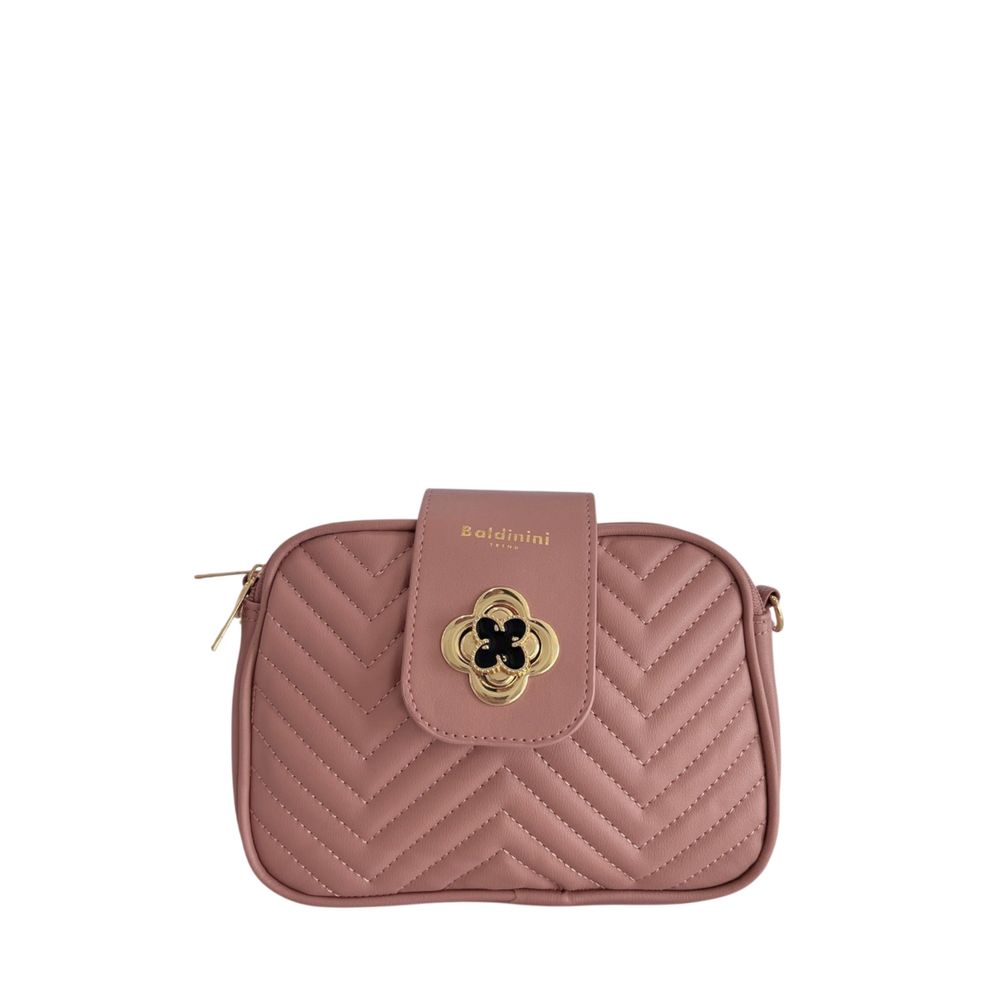 Baldinini Trend Pink PU Women Crossbody Bag | Regal Royce