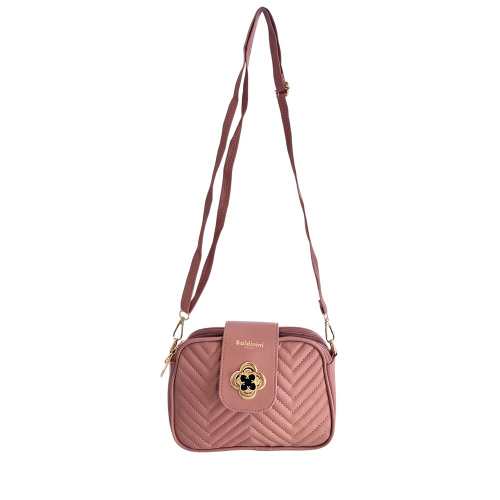 Baldinini Trend Pink PU Women Crossbody Bag | Regal Royce