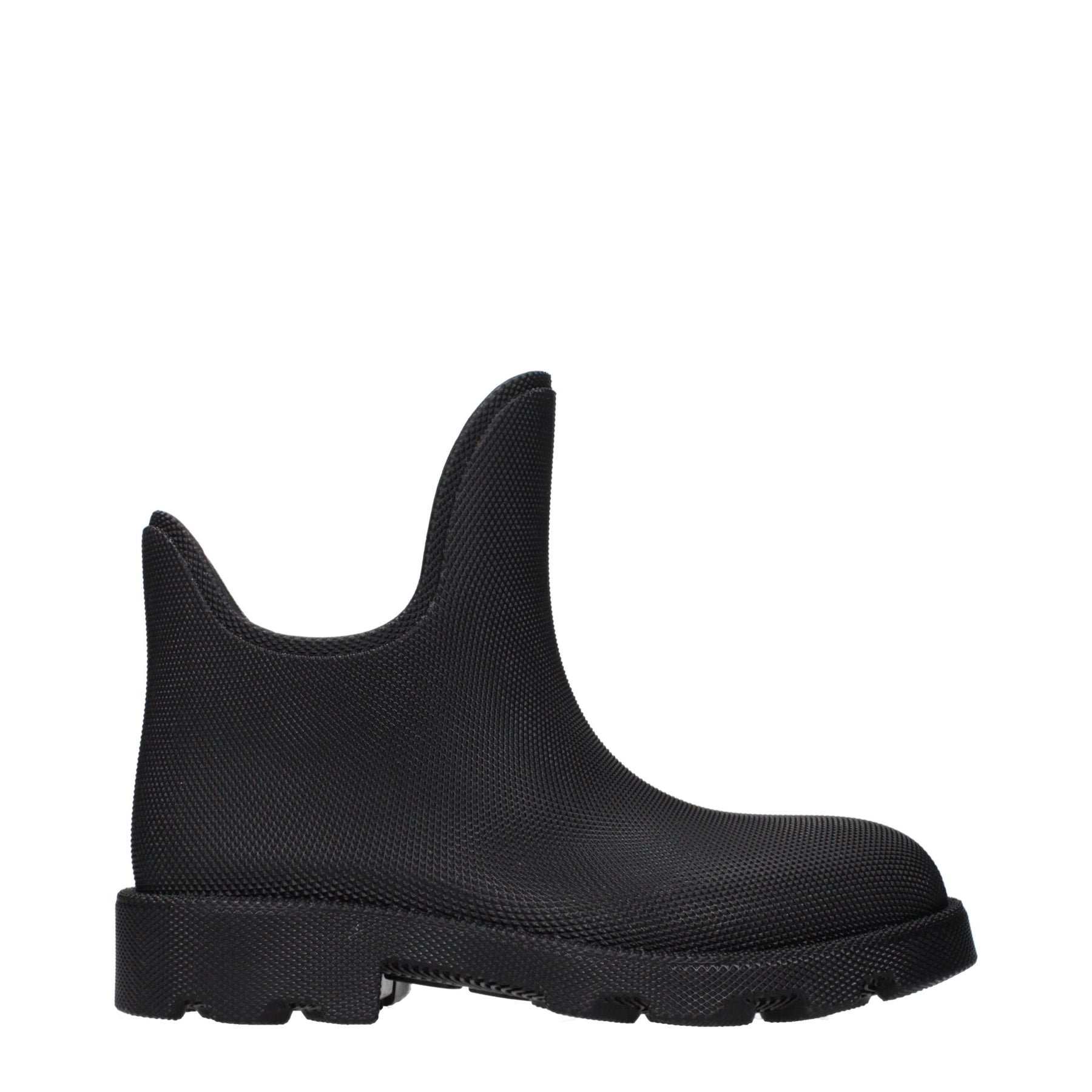 Burberry Black Cotton Ankle Boots | Regal Royce