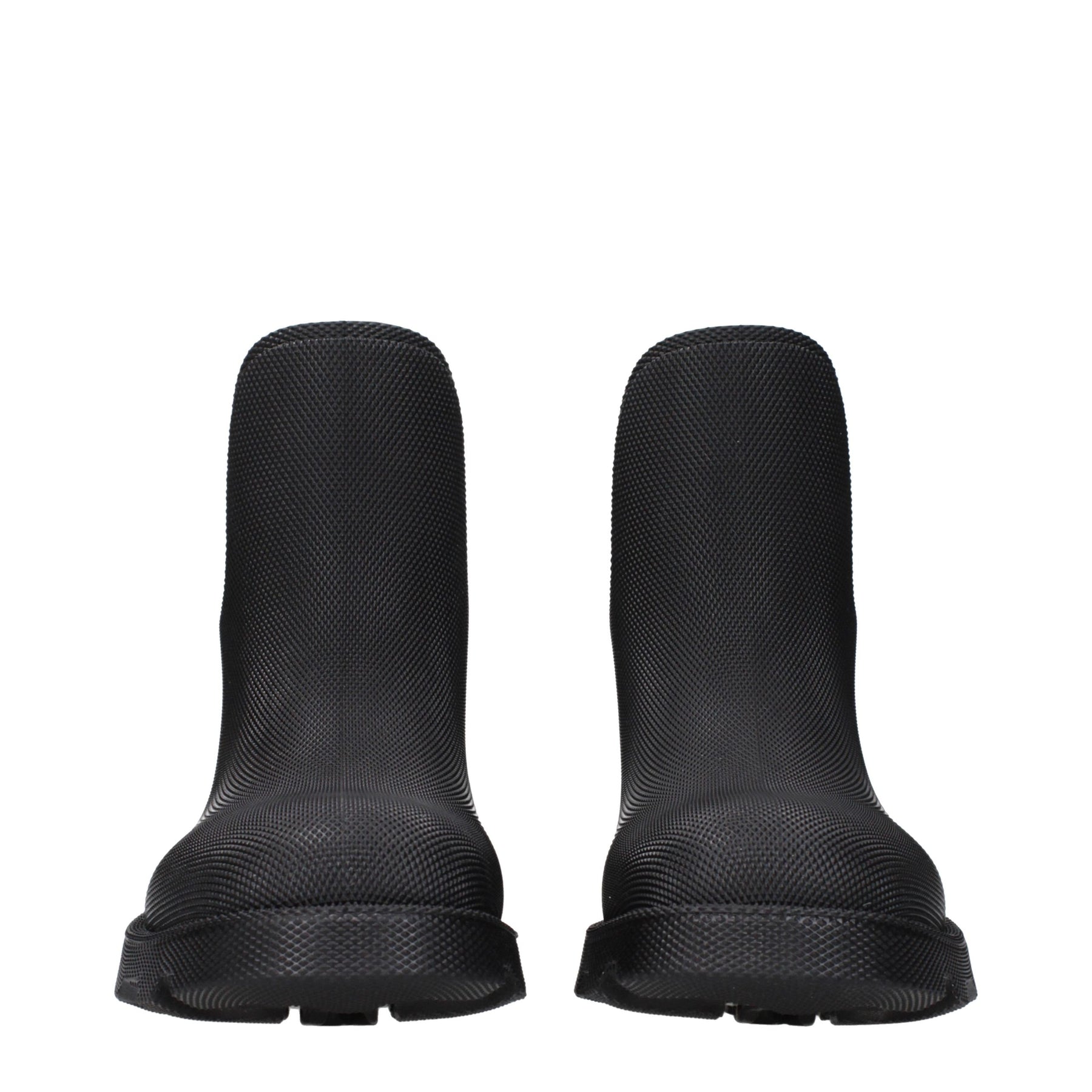 Burberry Black Cotton Ankle Boots | Regal Royce