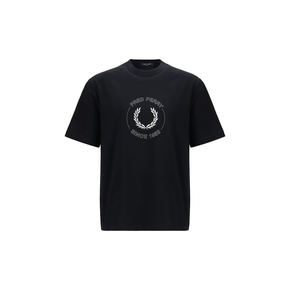 Fred Perry Black Cotton T-Shirt | Regal Royce