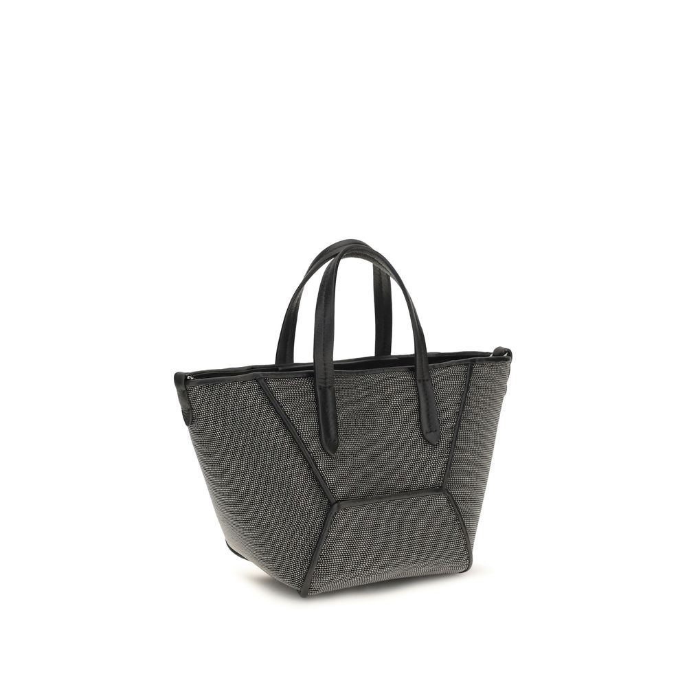Brunello Cucinelli Black Calf Leather Bos Taurus Shoulder Bag | Regal Royce