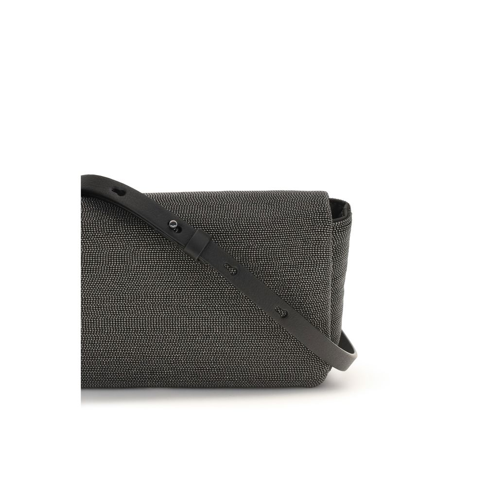 Brunello Cucinelli Black Leather Shoulder Bag | Regal Royce