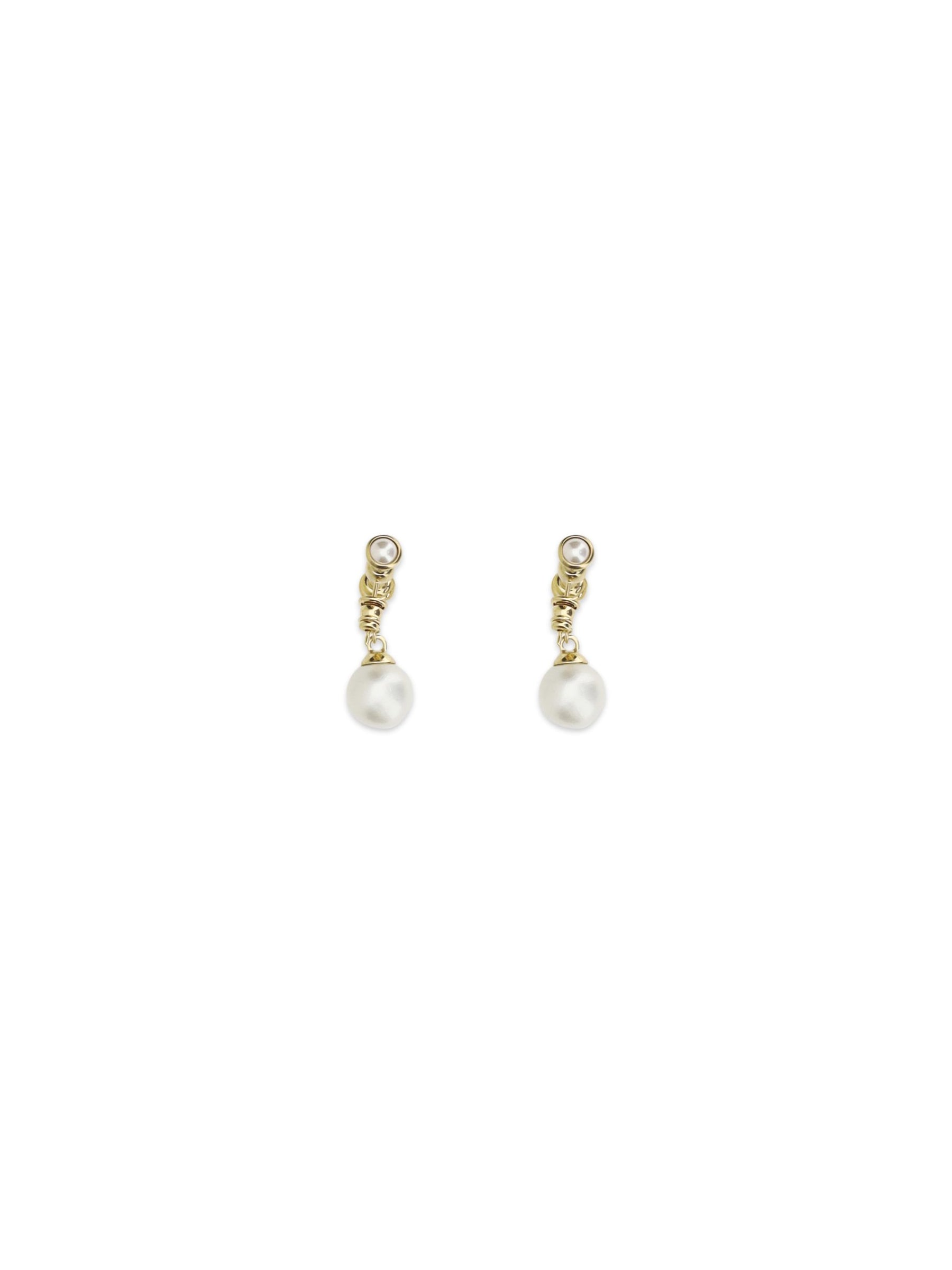 Chloé Gold Metal Earrings | Regal Royce