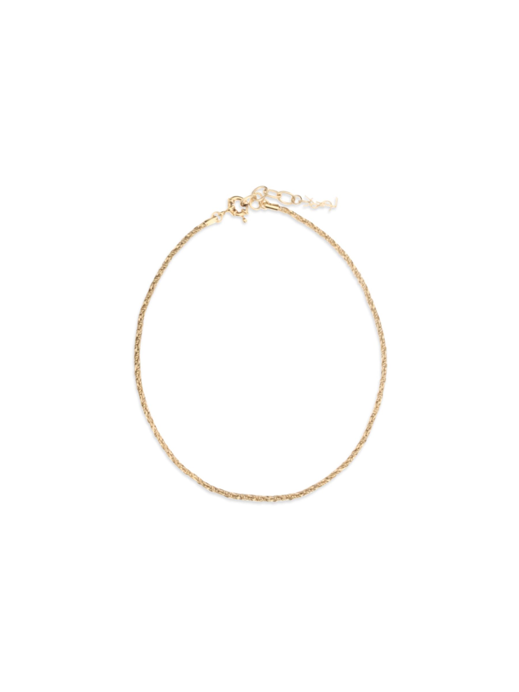Saint Laurent Gold Brass Necklace | Regal Royce