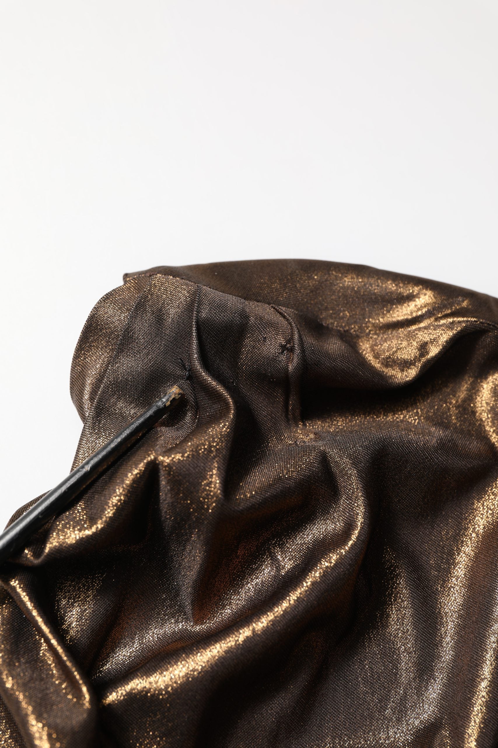 Dolce & Gabbana Bronze Asymmetrical Draping OneShoulder Dress | Regal Royce