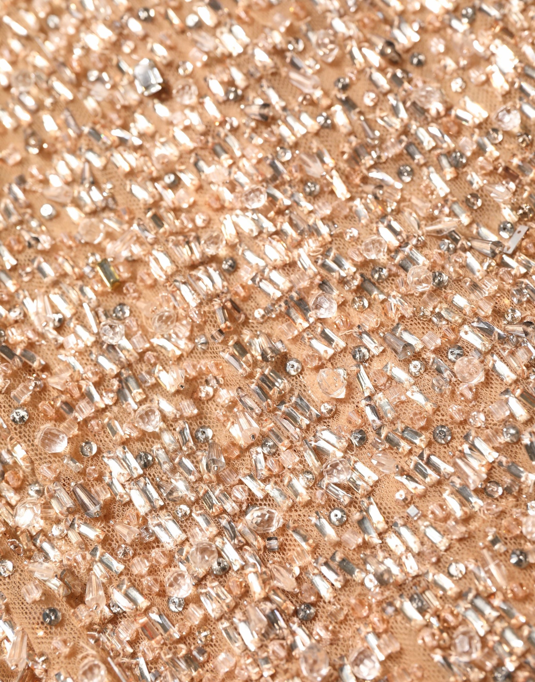 Dolce & Gabbana Brown Crystal Embellished Mermaid Gown Dress | Regal Royce
