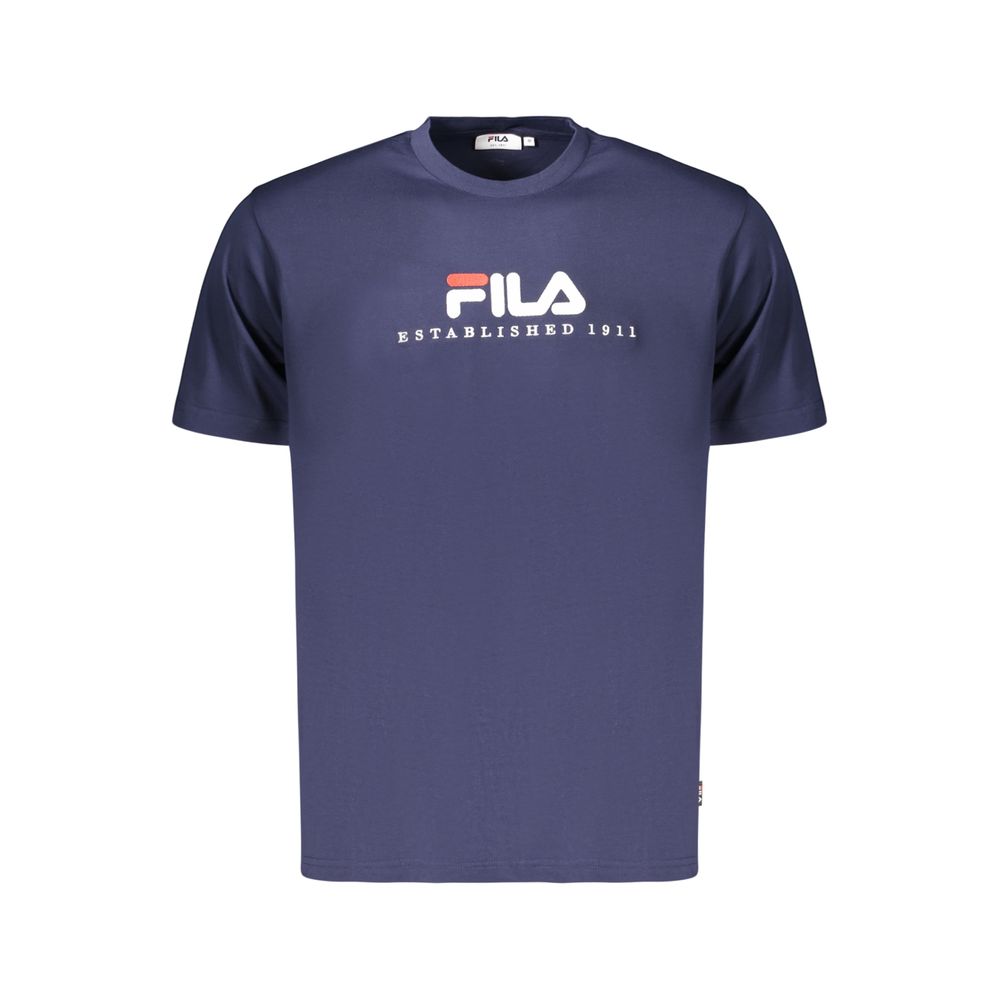 Fila Blue Cotton Men's T-Shirt | Regal Royce