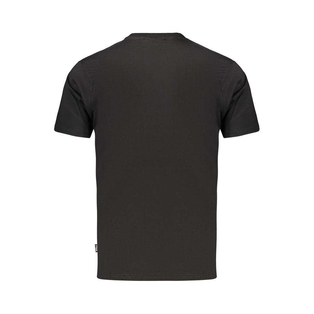 Fila Black Cotton Men's T-Shirt | Regal Royce