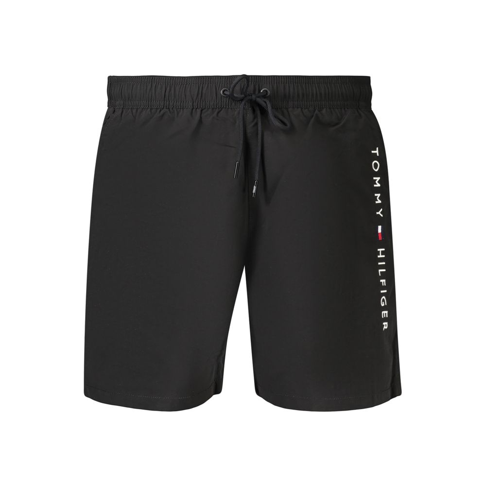 Tommy Hilfiger Black Polyester Men's Swimwear | Regal Royce