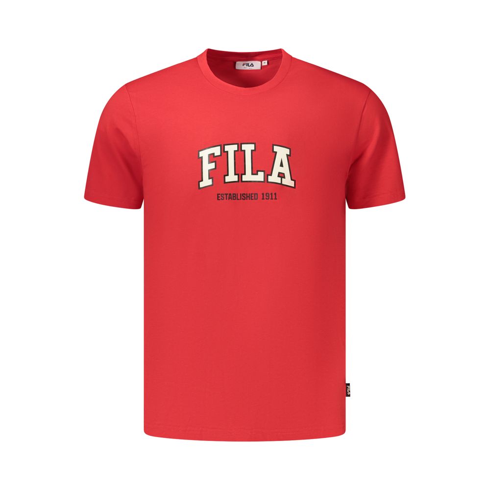 Fila Rosso Cotton Mens Tshirt | Regal Royce