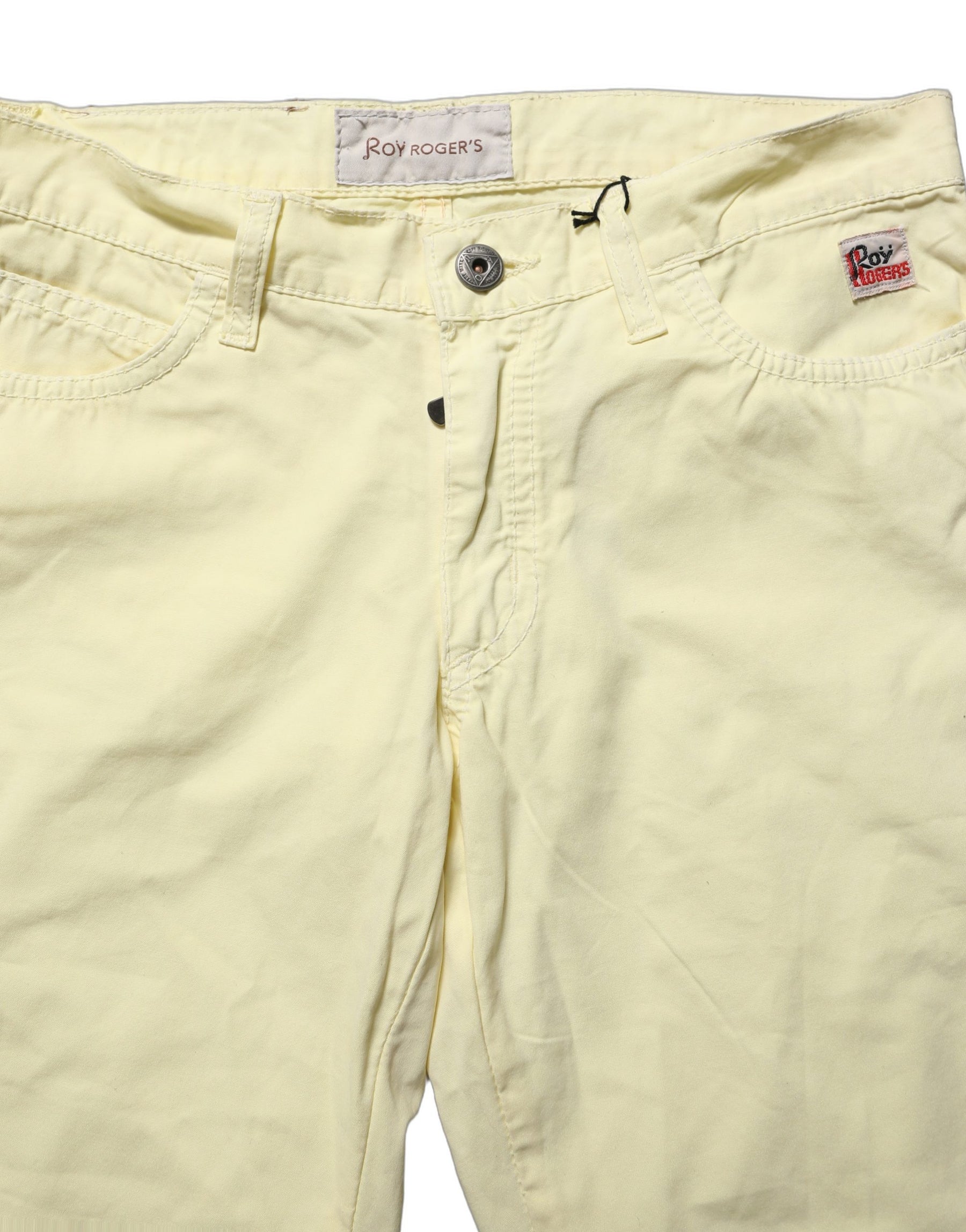 Roy Roger's Yellow Cotton Straight Casual Denim Trouser Jeans | Regal Royce