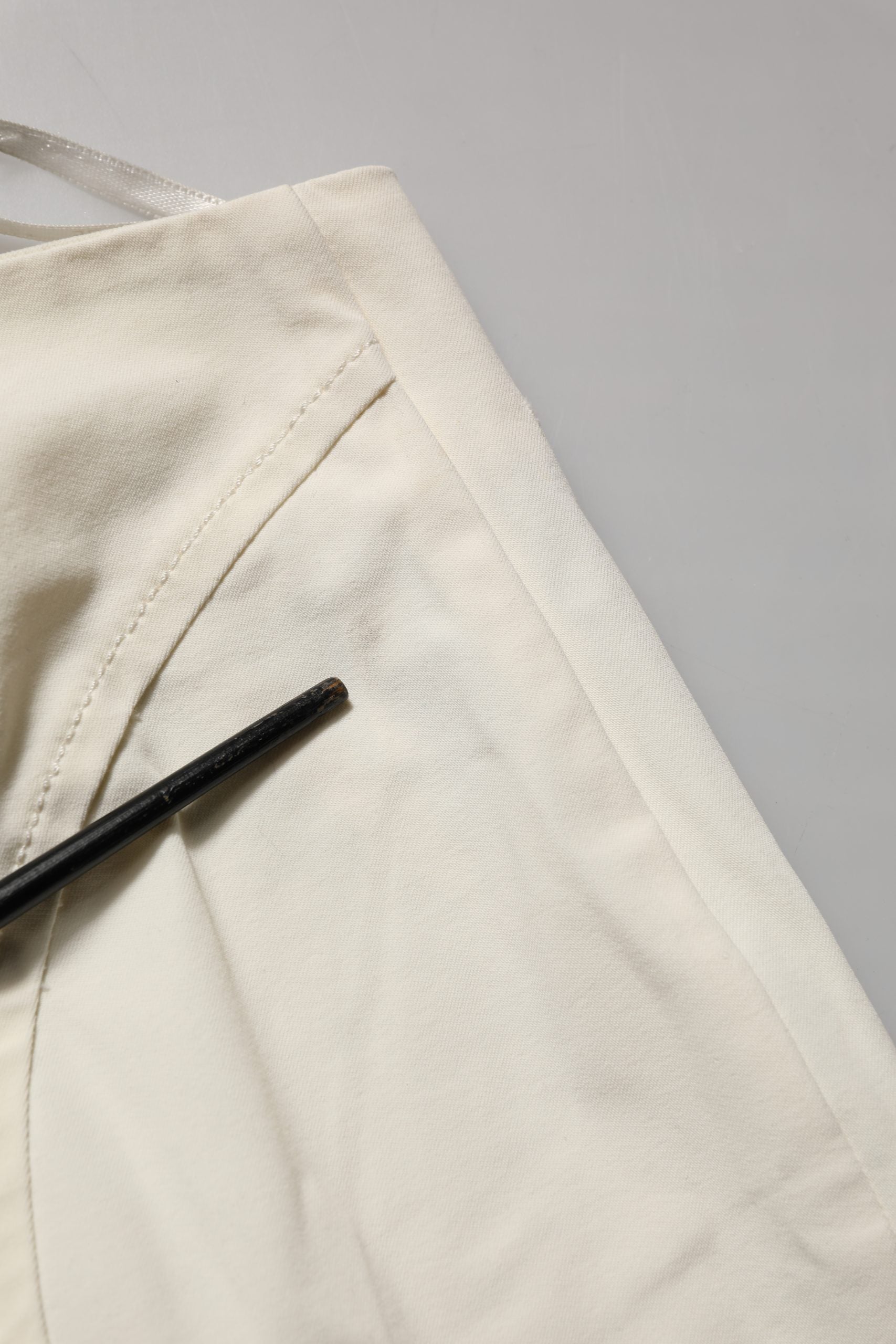 Elisabetta Franchi White Low Waist Skinny Women Trouser Pants | Regal Royce