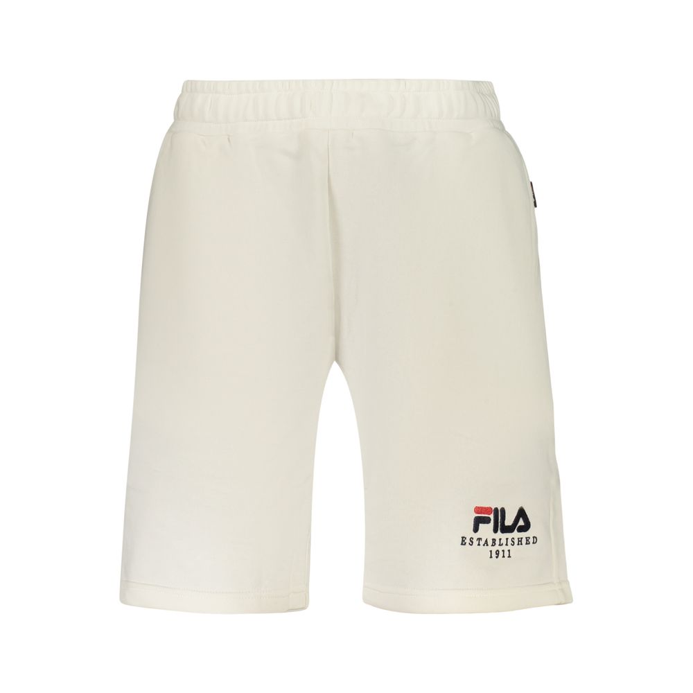 Fila White Cotton Men's Pant | Regal Royce