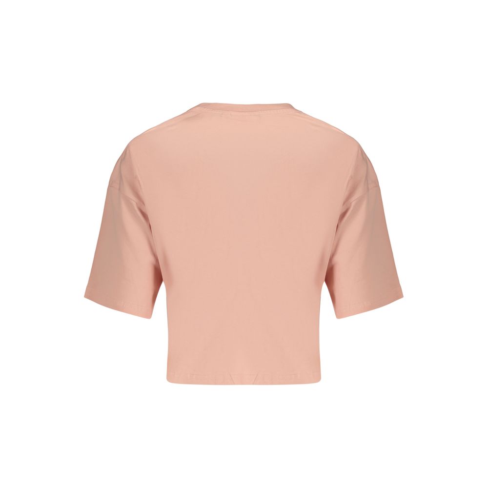 Fila Pink Cotton Women's T-Shirt | Regal Royce