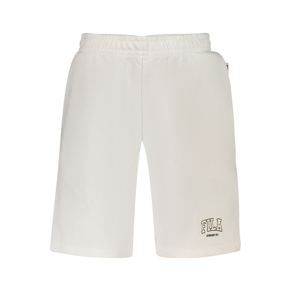 Fila White Cotton Mens Pants | Regal Royce