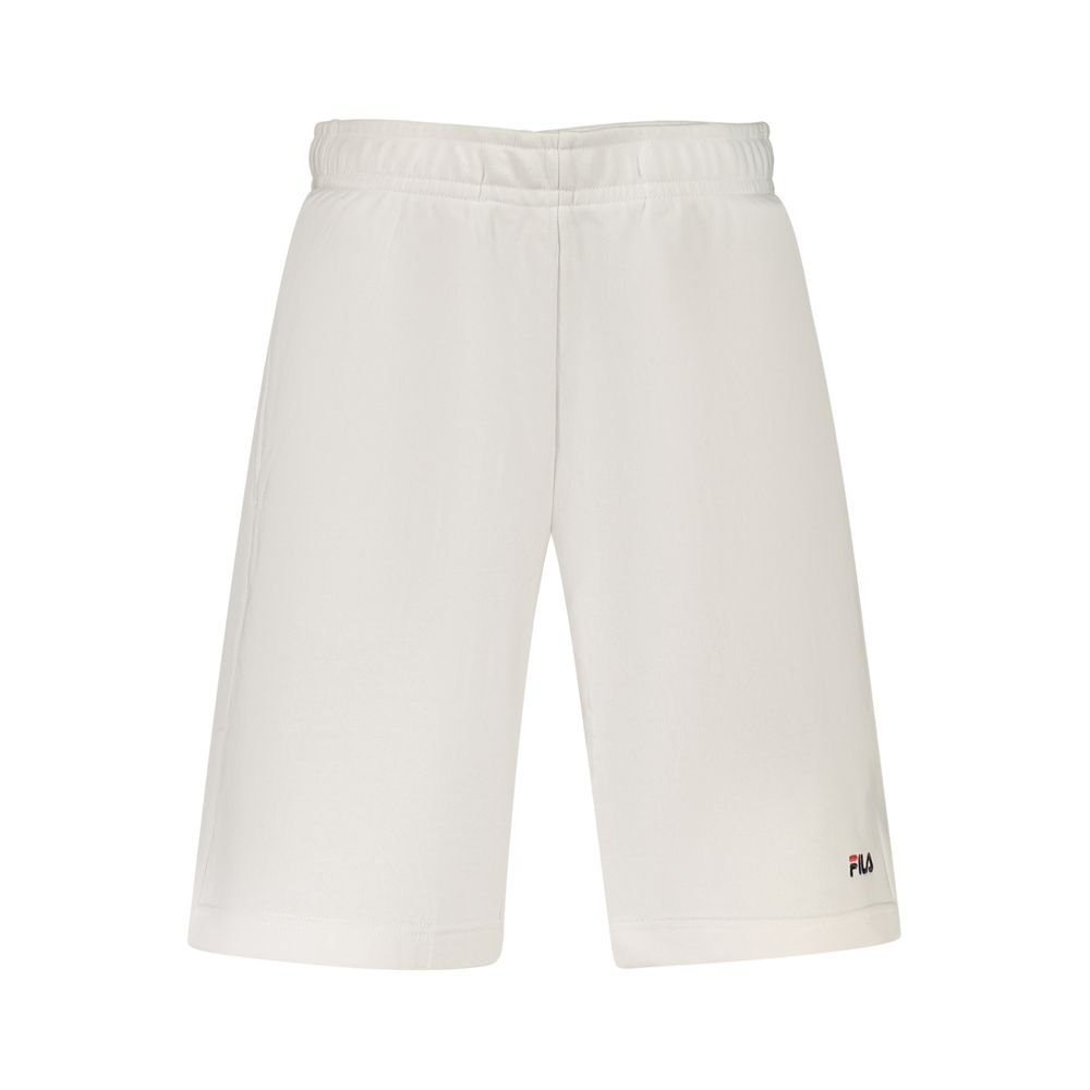 Fila White Cotton Men's Sweatpant | Regal Royce