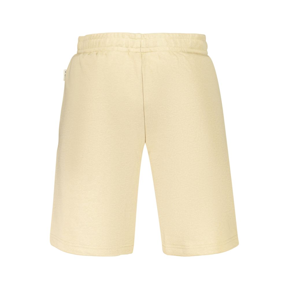 Fila Beige Cotton Mens Short | Regal Royce