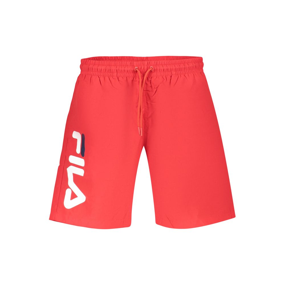 Fila Rosso Poliestere Uomo Swim Shorts | Regal Royce
