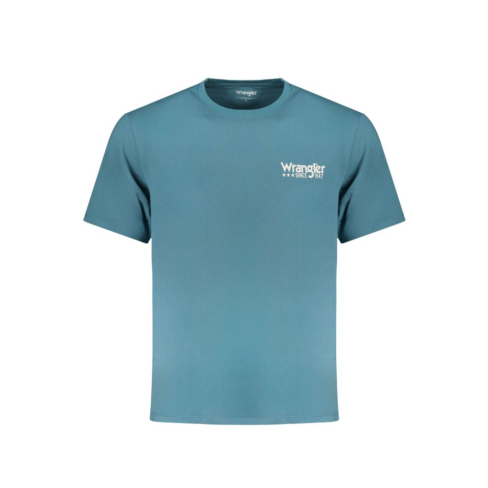 Wrangler Blue Cotton Men's T-Shirt | Regal Royce