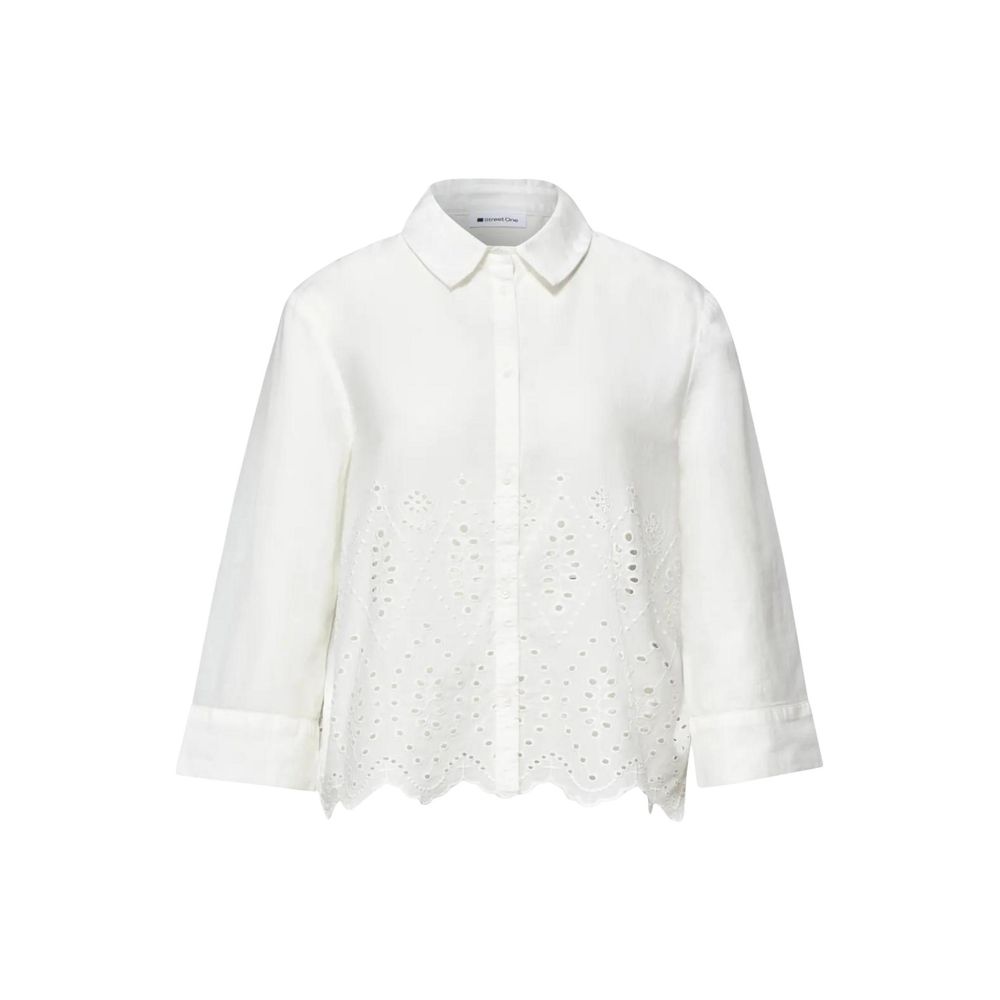 Street One White Cotton Blouse | Regal Royce