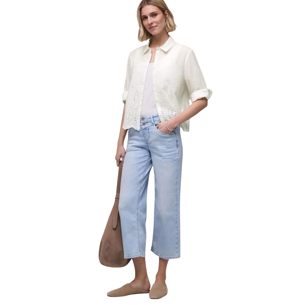 Street One White Cotton Blouse | Regal Royce