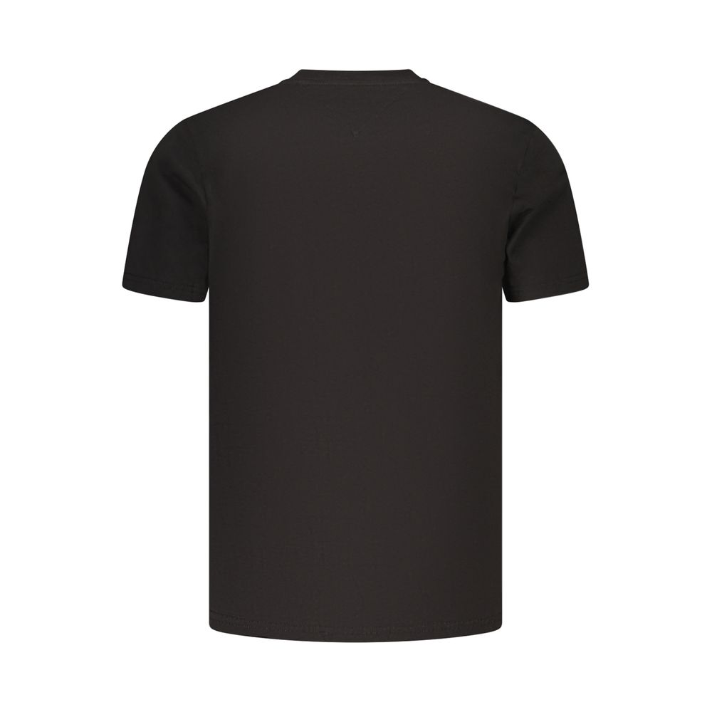 Tommy Hilfiger Black Cotton Men's T-Shirt | Regal Royce