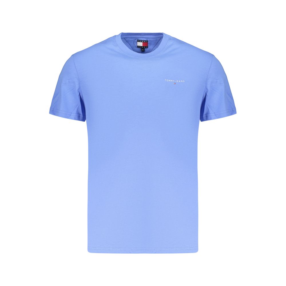 Tommy Hilfiger Light Blue Cotton Men's T-Shirt | Regal Royce