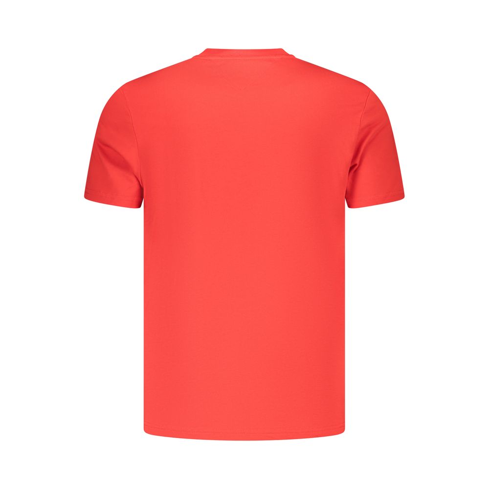 Tommy Hilfiger Red Cotton Mens T-Shirt | Regal Royce