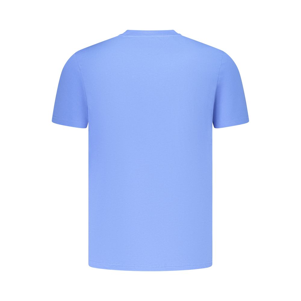 Tommy Hilfiger Azzurro Cotton Uomo T-Shirt | Regal Royce