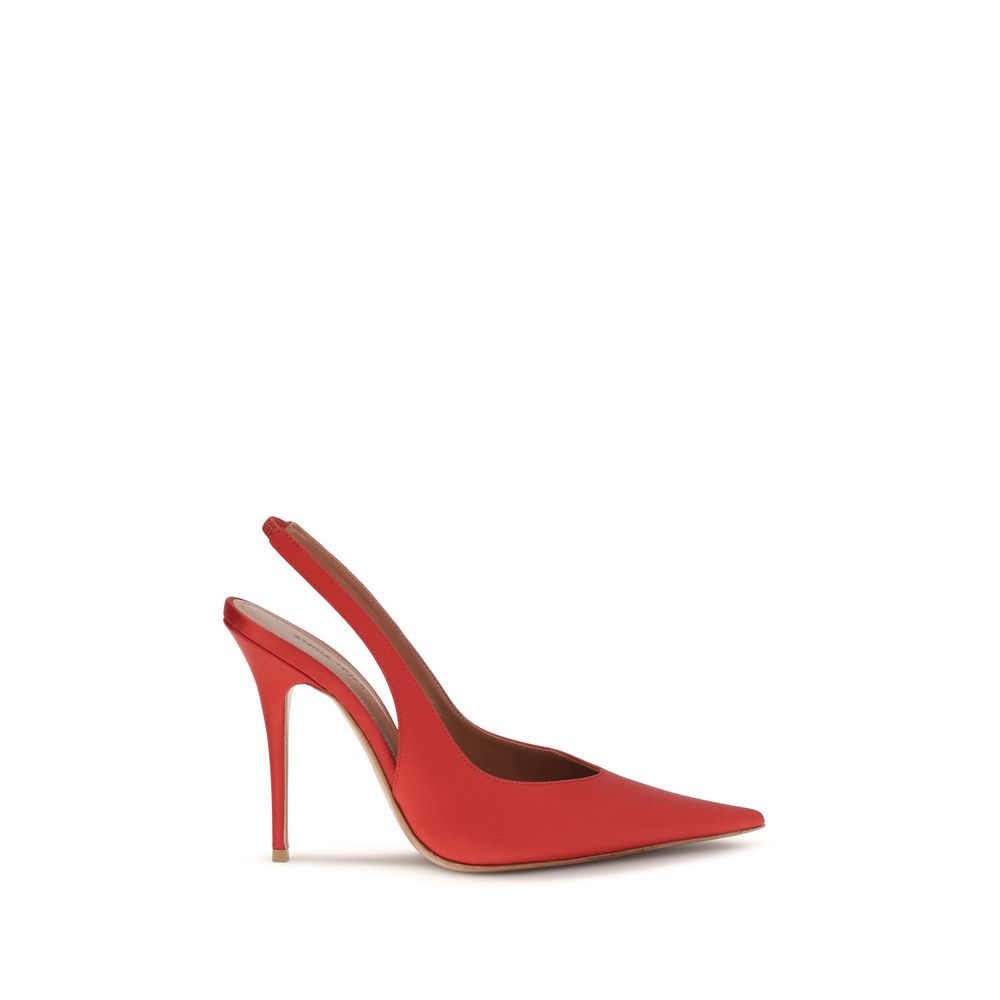 Amina Muaddi Multicolor Silk High Heel Pumps | Regal Royce