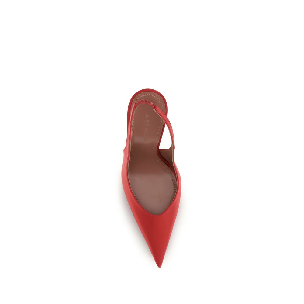 Amina Muaddi Multicolor Silk High Heel Pumps | Regal Royce
