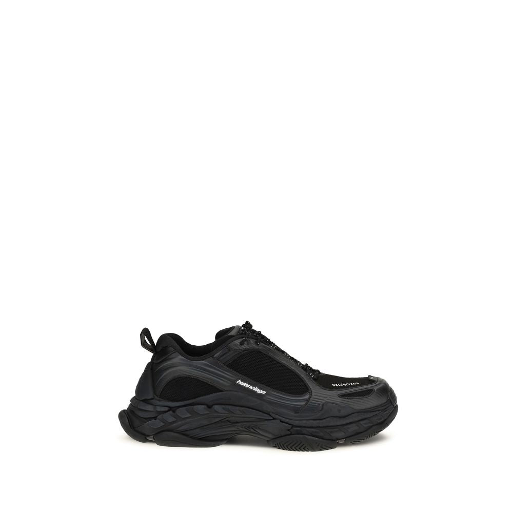 Balenciaga Black Polyester Athletic Sneakers | Regal Royce