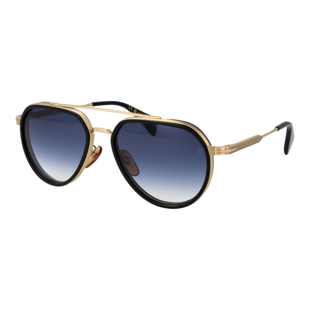 David Beckham Black Metal Sunglasses | Regal Royce