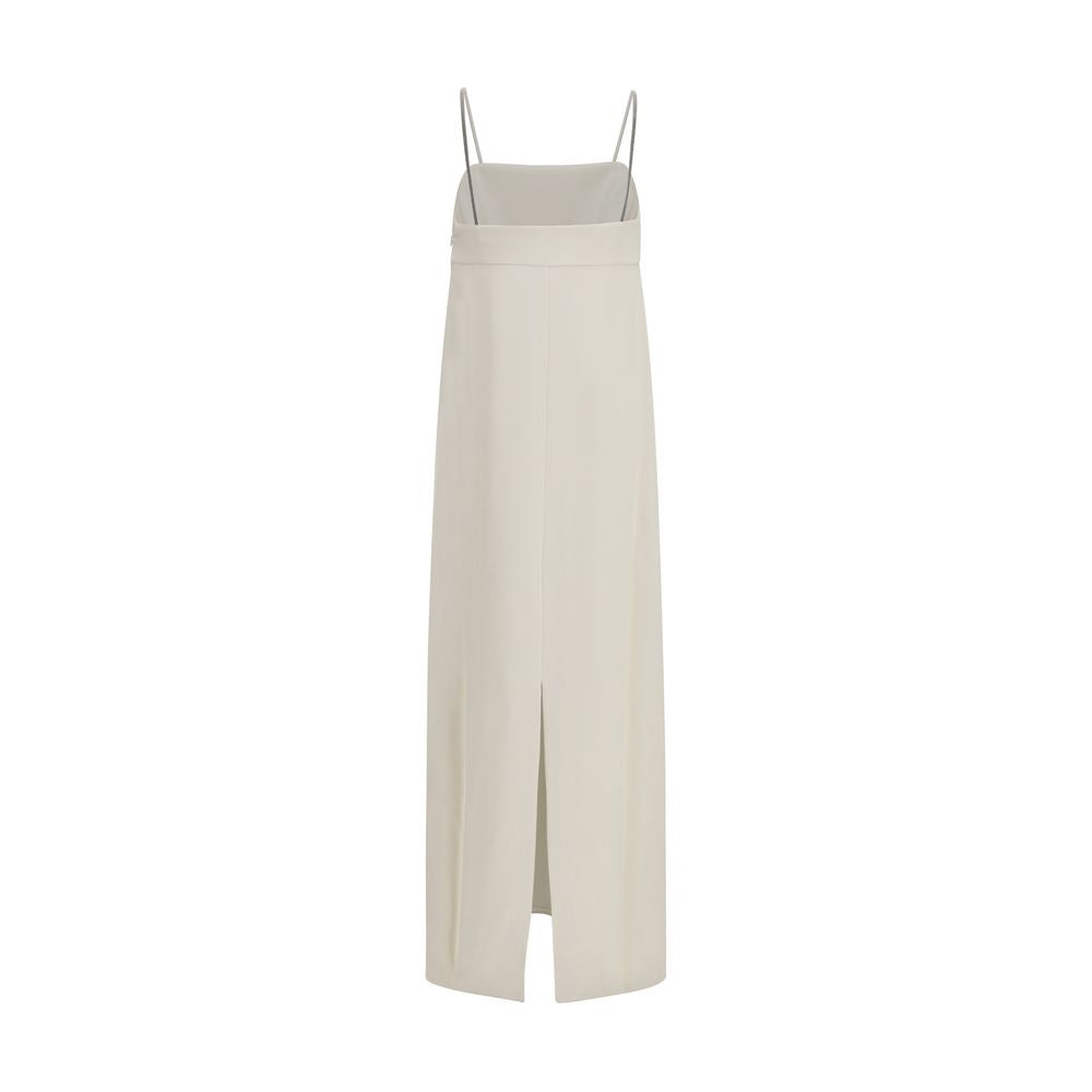 Brunello Cucinelli White Acetate Casual Dress | Regal Royce