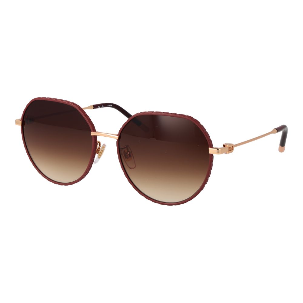 Furla Rose Gold Metal Sunglasses | Regal Royce