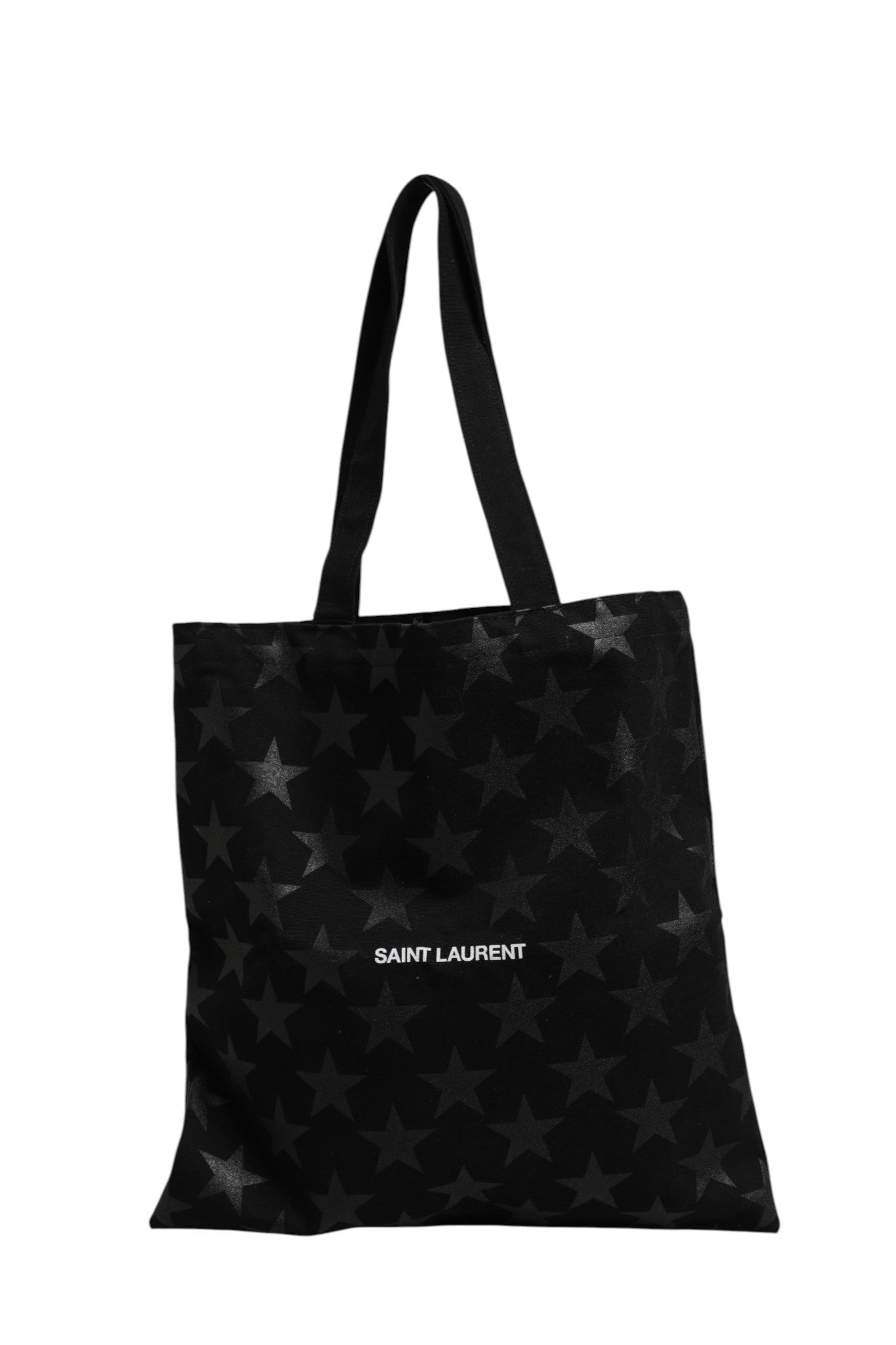 Saint Laurent Rive Droite Black Tote Bag With Star Print Tote bag | Regal Royce