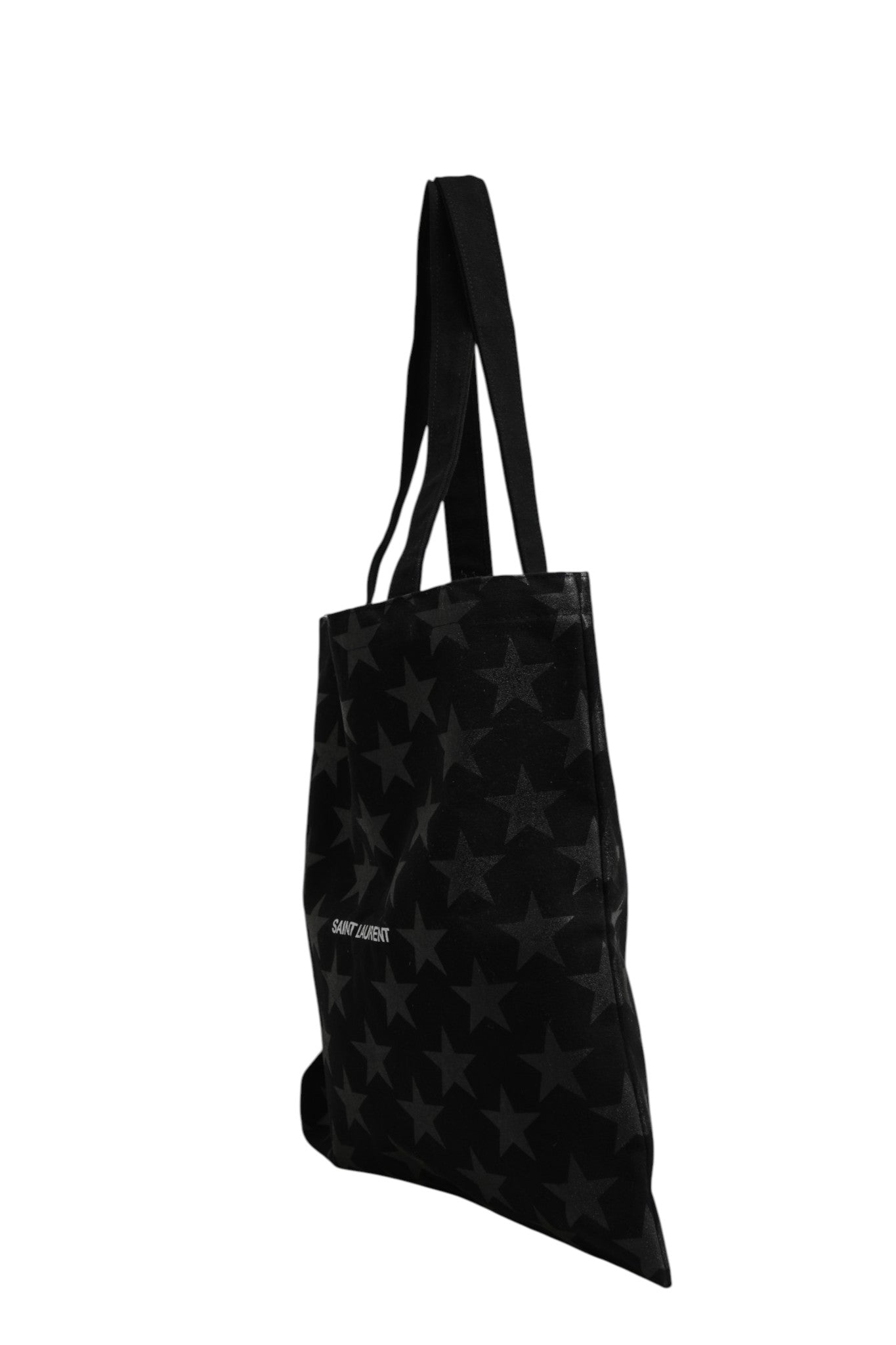 Saint Laurent Rive Droite Black Tote Bag With Star Print Tote bag | Regal Royce