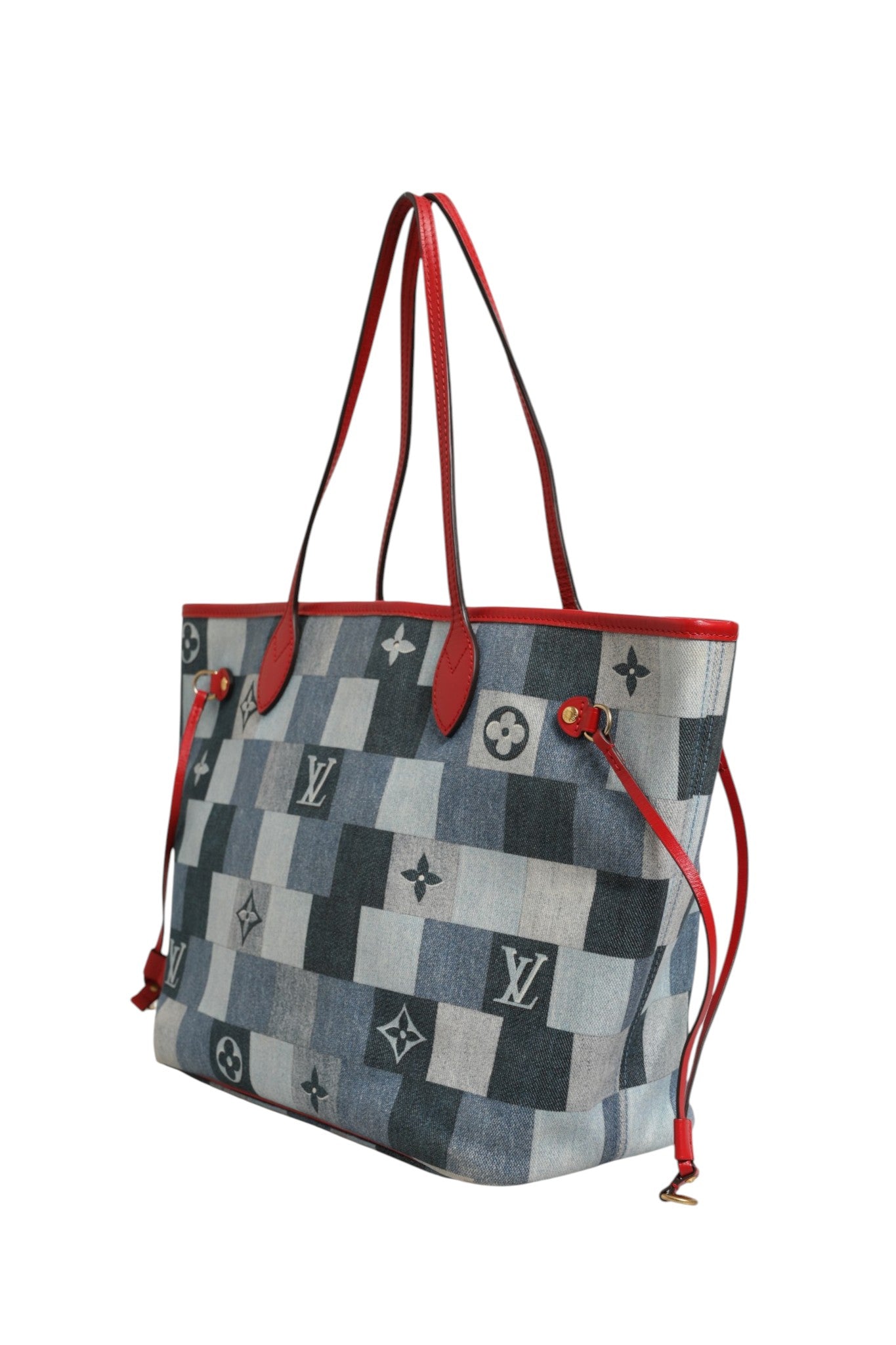 Louis Vuitton Neverfull Patchwork Monogram Denim Tote Bag | Regal Royce