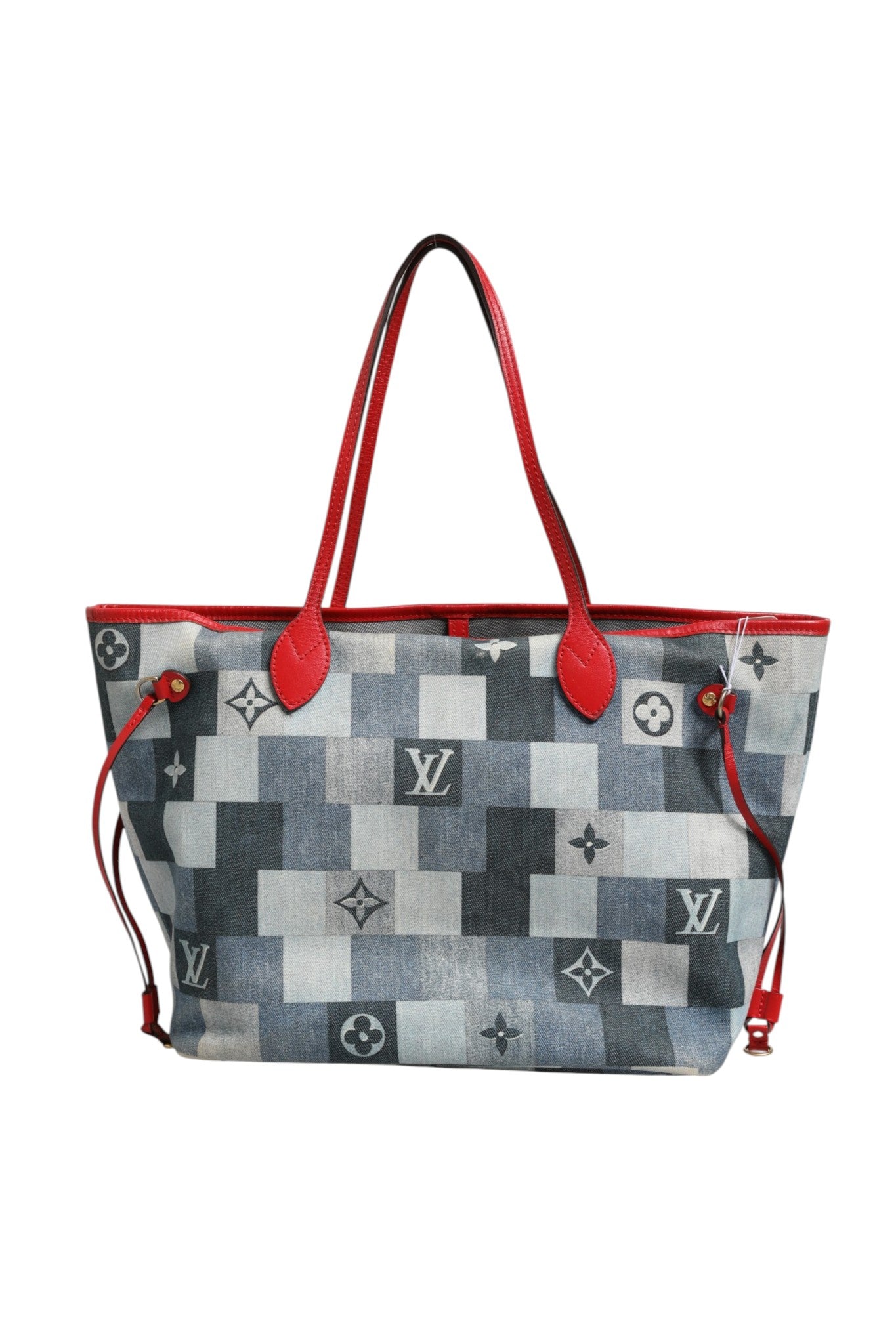 Louis Vuitton Neverfull Patchwork Monogram Denim Tote Bag | Regal Royce
