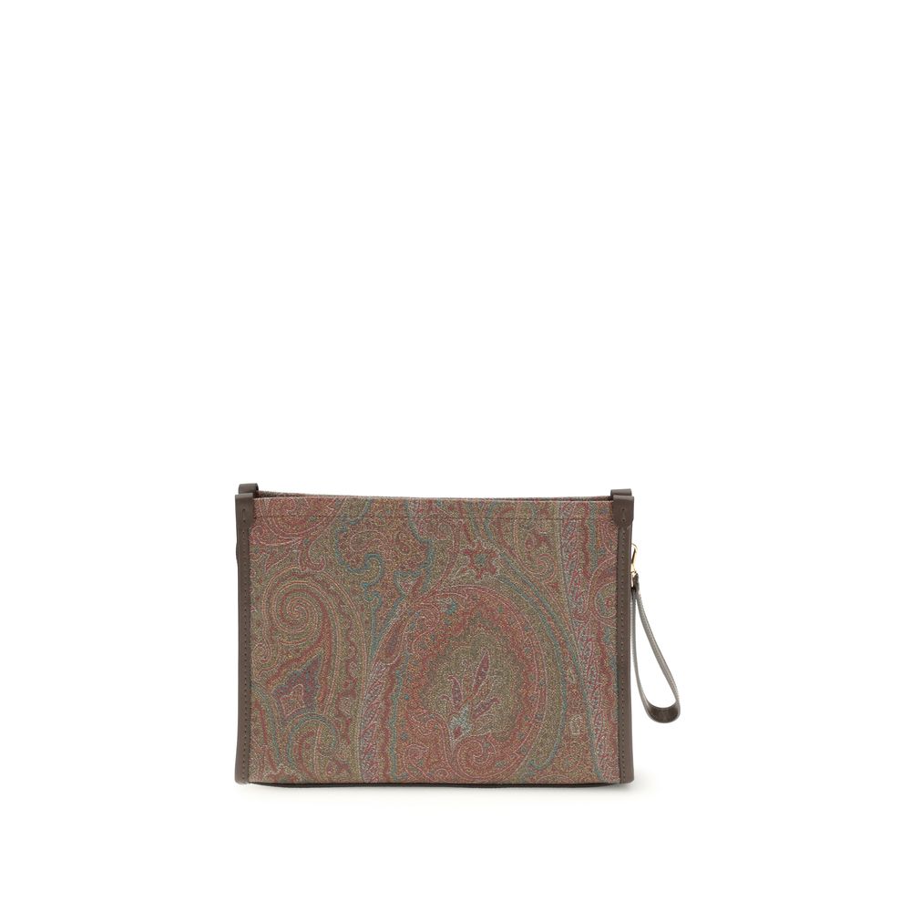 Etro Multicolor Cotton Clutch Bag | Regal Royce