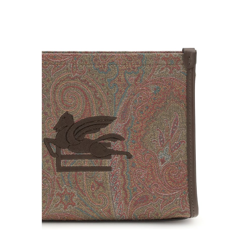 Etro Multicolor Cotton Clutch Bag | Regal Royce