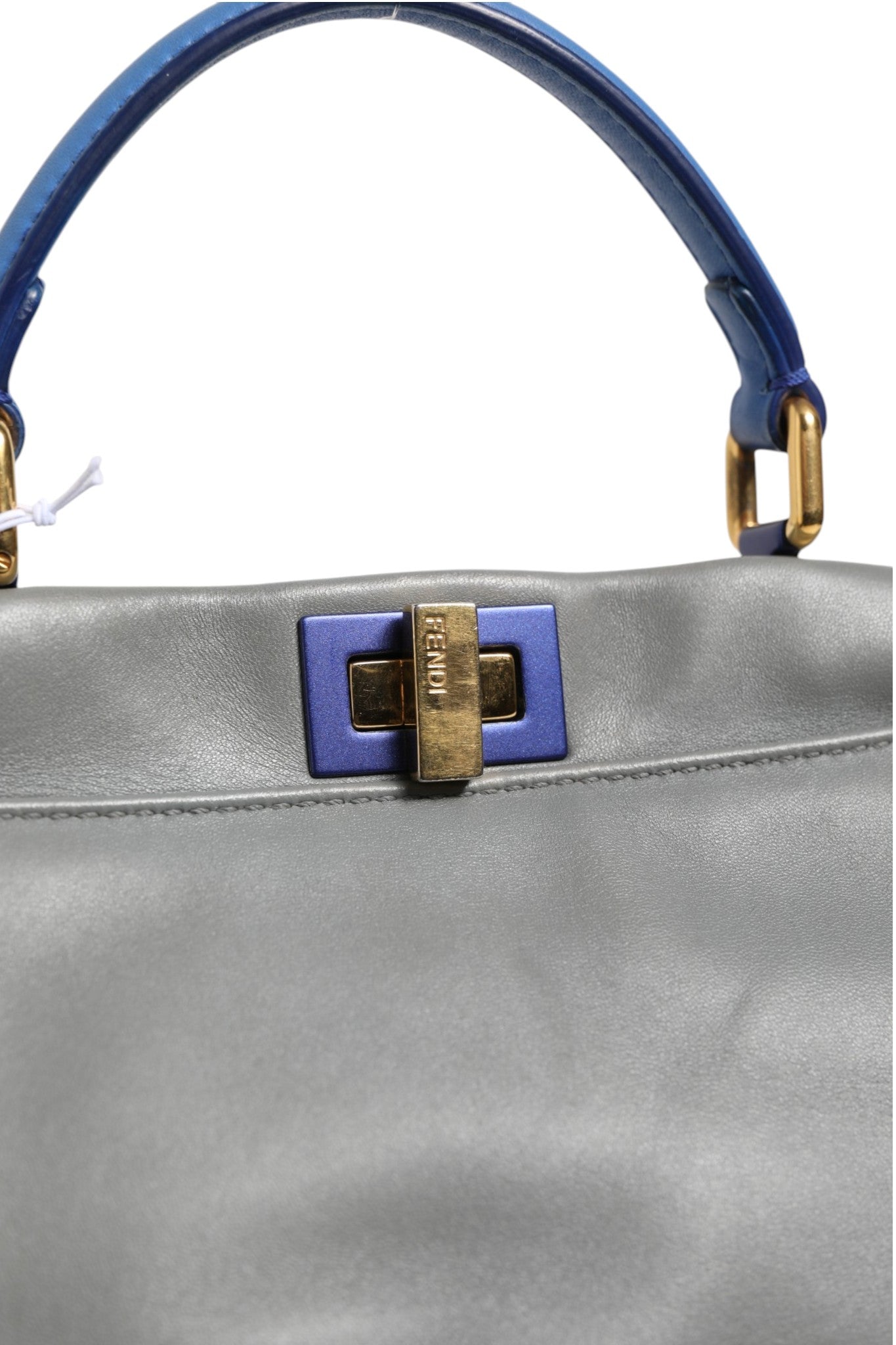 Fendi Mini Peekaboo Blue Grey | Regal Royce