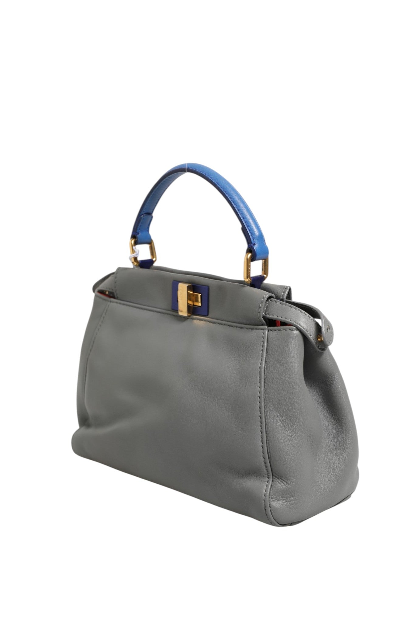 Fendi Mini Peekaboo Blue Grey | Regal Royce