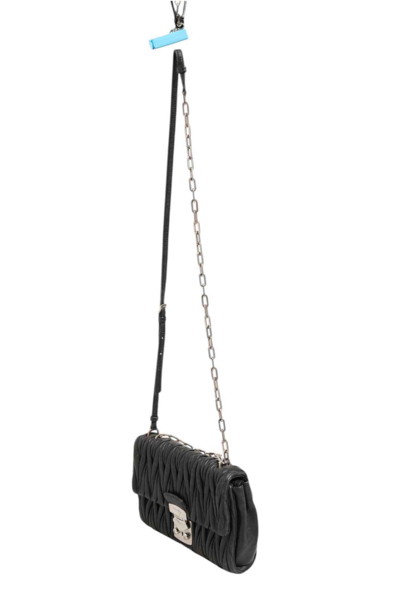 Miu Miu Confidential Matelasse Leather Flap Shoulder Bag | Regal Royce
