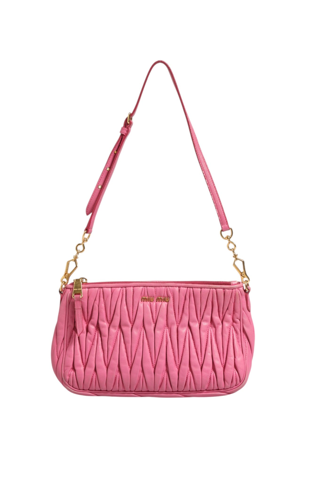 Miu Miu Matelassé Leather Shoulder Bag | Regal Royce