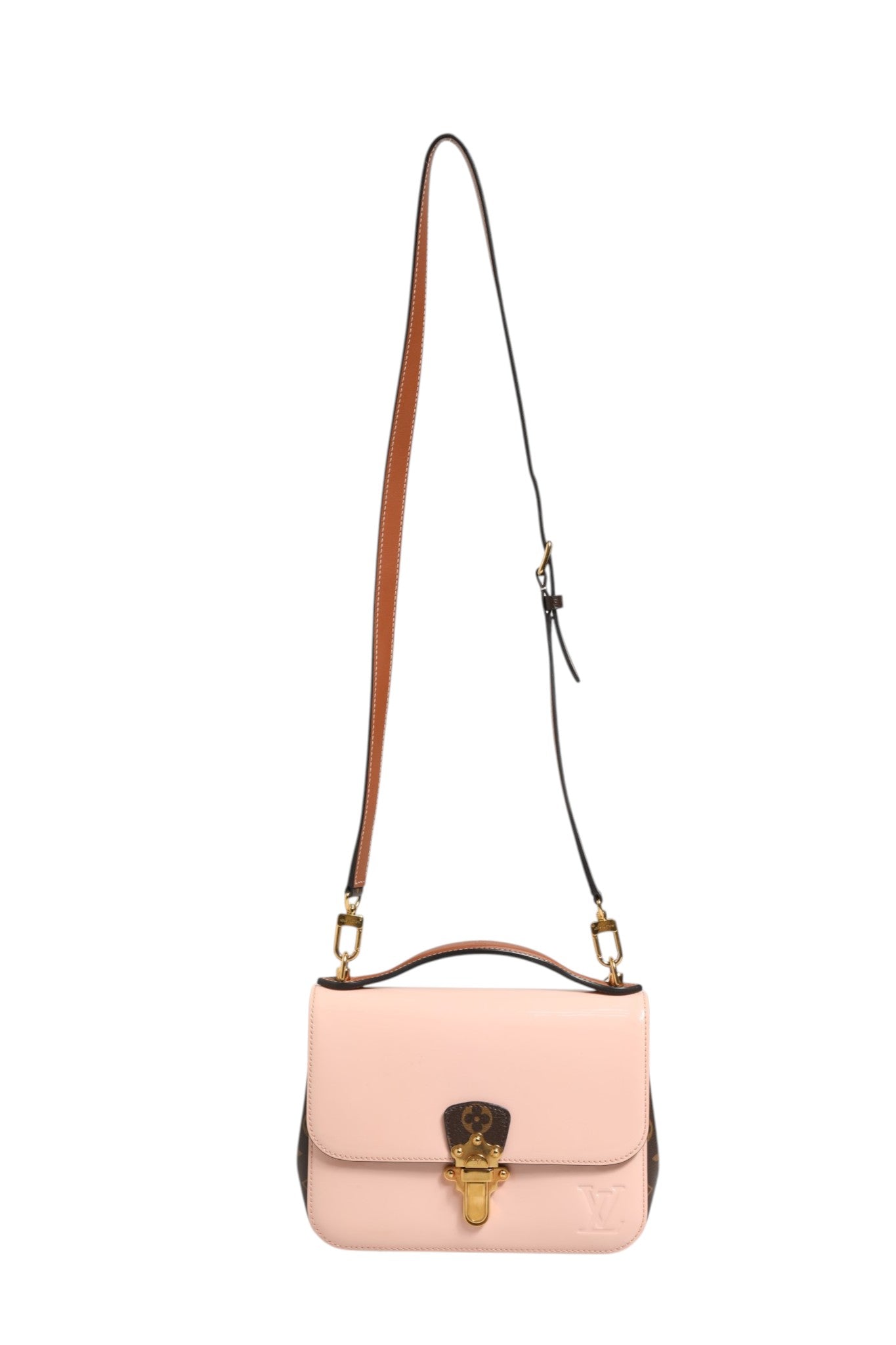 Louis Vuitton Pink Vernis and Monogram Canvas Cherrywood BB Shoulder Bag | Regal Royce